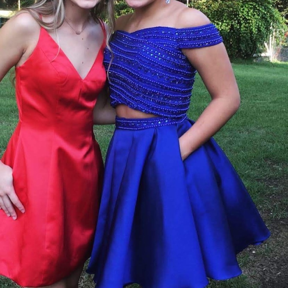 Blush Homecoming Dress